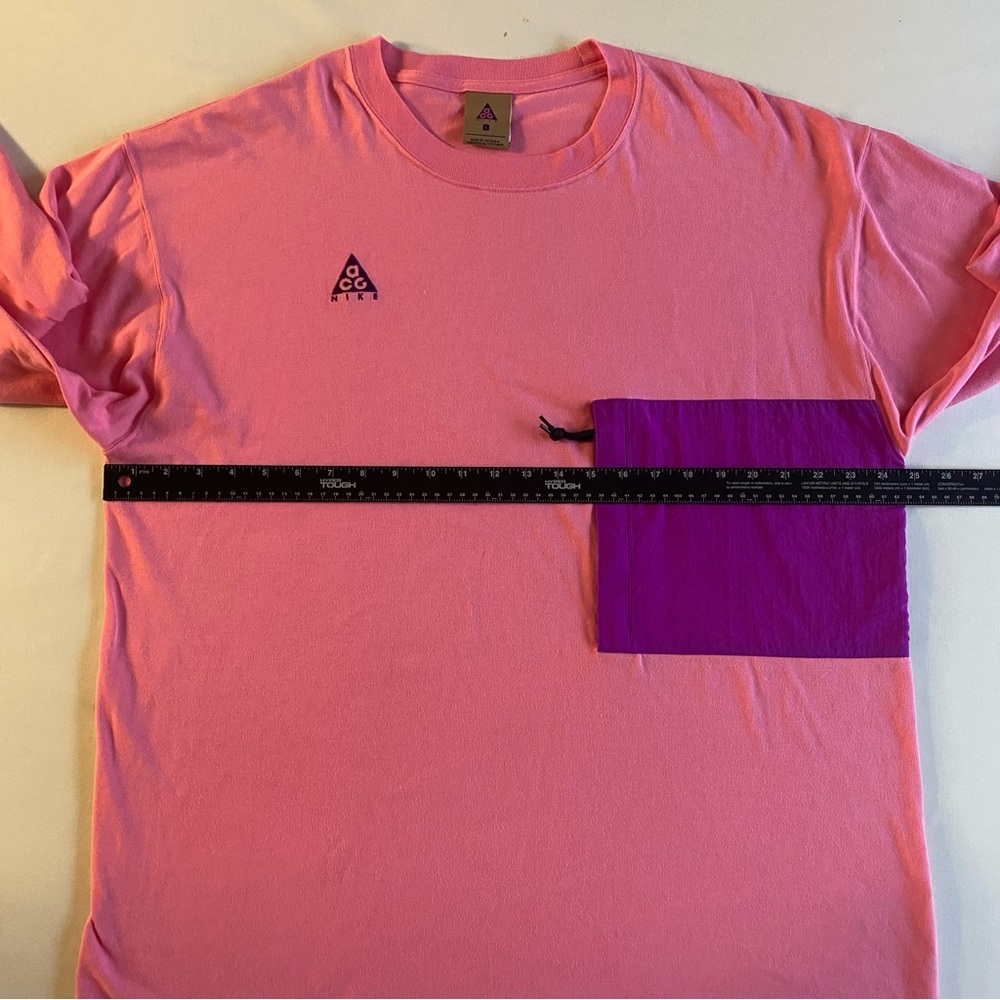 Nike ACG Shirt Men L LOOSE Embroidered Logo Crew Neck Long Sleeve - Picture 14 of 14